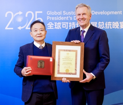 仙客來榮膺“全球中小企業(yè)品牌創(chuàng)新獎” 德國前總統(tǒng)武爾夫親自頒獎